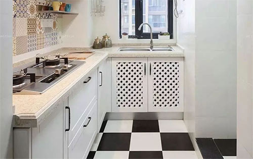 小戶型廚房L型櫥柜這樣設(shè)計(jì)，空間更大化利用